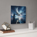 Recherche de croissant lune horloges Nuit