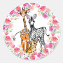 Recherche de zèbre rose autocollants Safari