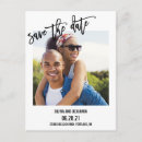 Recherche de typographie chic cartes postales Photo enregistrer la date