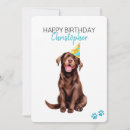 Suche nach happy labrador karten Aquarell