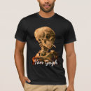 Recherche de crâne de van gogh tshirts Squelette