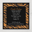 Recherche de copie de tigre invitations À la mode