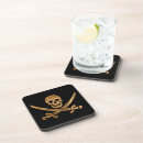 Recherche de jolly roger dessous de verres Squelette