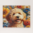Recherche de beau chien puzzles Coloré