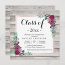 Recherche de wood graduation invitations Fleurs
