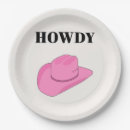 Recherche de texas paper assiettes Cowboy