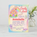 Recherche de candy party invitations Coloré
