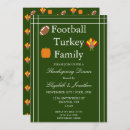 Recherche de football thanksgiving invitations Fête