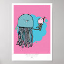 Suche nach quallen poster Ozean