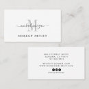 Recherche de conception moderne cartes visite Monogramme