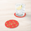 Recherche de étiquette dessous de verres Rouge