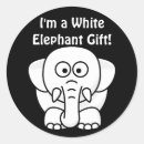 Suche nach white elephant aufkleber Lustig
