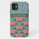Recherche de nénuphars iphone coques Bleu