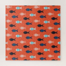 Recherche de poisson rouge puzzles Nature