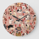 Recherche de ukiyo e horloges Chat
