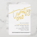 Suche nach einzigartiger 21 geburtstag einladungen Einundzwanzig