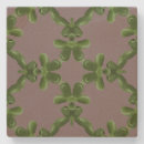 Recherche de lilas dessous de verres Vert