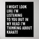 Suche nach kara poster Karate silhouette