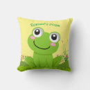 Recherche de petite grenouille coussins Fleurs