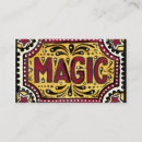 Suche nach magie visitenkarten Gold