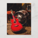 Recherche de rock roll cartes postales Guitare