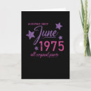 Suche nach made in 1975 karten Vintag