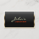 Suche nach liquor visitenkarten Bar