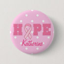Recherche de cancer du sein rose badges Blanc