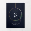 Recherche de trois volets noël cartes Typographie