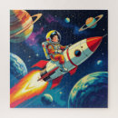 Recherche de fusée puzzles Astronaute