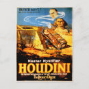 Recherche de houdini cartes postales Magie