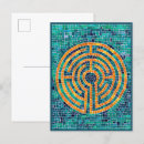 Recherche de méditation cartes postales Labyrinthe
