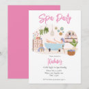 Recherche de nuit spa invitations Girly