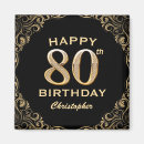 Recherche de 80 ans magnets Fête d'anniversaire