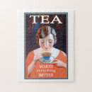 Recherche de cuisine vintage puzzles Thé