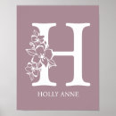 Suche nach buchstabe h poster Blume