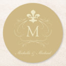 Suche nach fleur de lys untersetzer Gold
