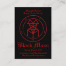 Recherche de masse cartes visite Noir