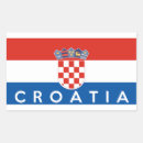 Recherche de la croatie autocollants Pays