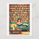 Recherche de lecture de chat cartes postales Livre