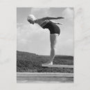 Recherche de plongeurs cartes postales Vintage