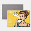 Suche nach retro frau magnete Gelb