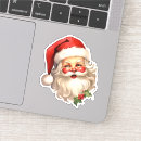 Suche nach santa claus aufkleber Retro
