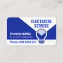 Recherche de électricien commercial cartes visite Électricité