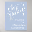 Suche nach boy baby shower poster Blau