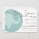 Recherche de blue elephant baby shower invitations Élégant