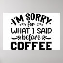 Recherche de buveurs posters Amoureux du café