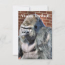 Suche nach lustiger gorilla einladungen Gorillas