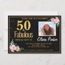Recherche de les années 50 anniversaire invitations Floral