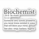 Suche nach biochemie aufkleber Biochemikerin